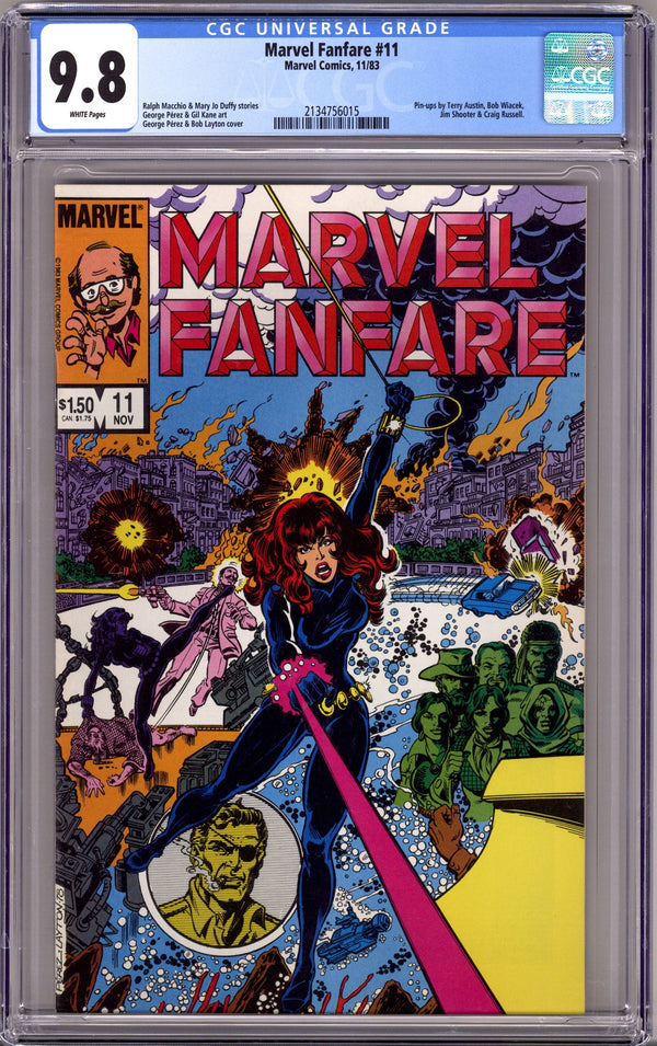 Marvel Fanfare 11 CGC 9.8 (NM/M) (1983)