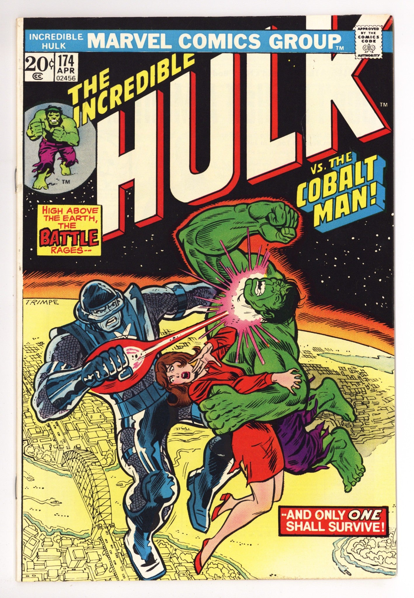 The Incredible Hulk Vol 1 174  VF (8.0)   (1974)        