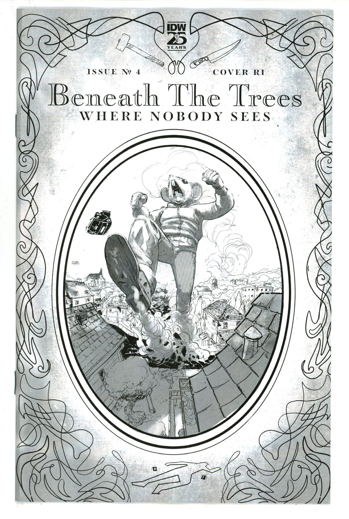 Beneath Trees Where Nobody Sees 4 Rossmo B&W Incentive Variant NM- (2024)