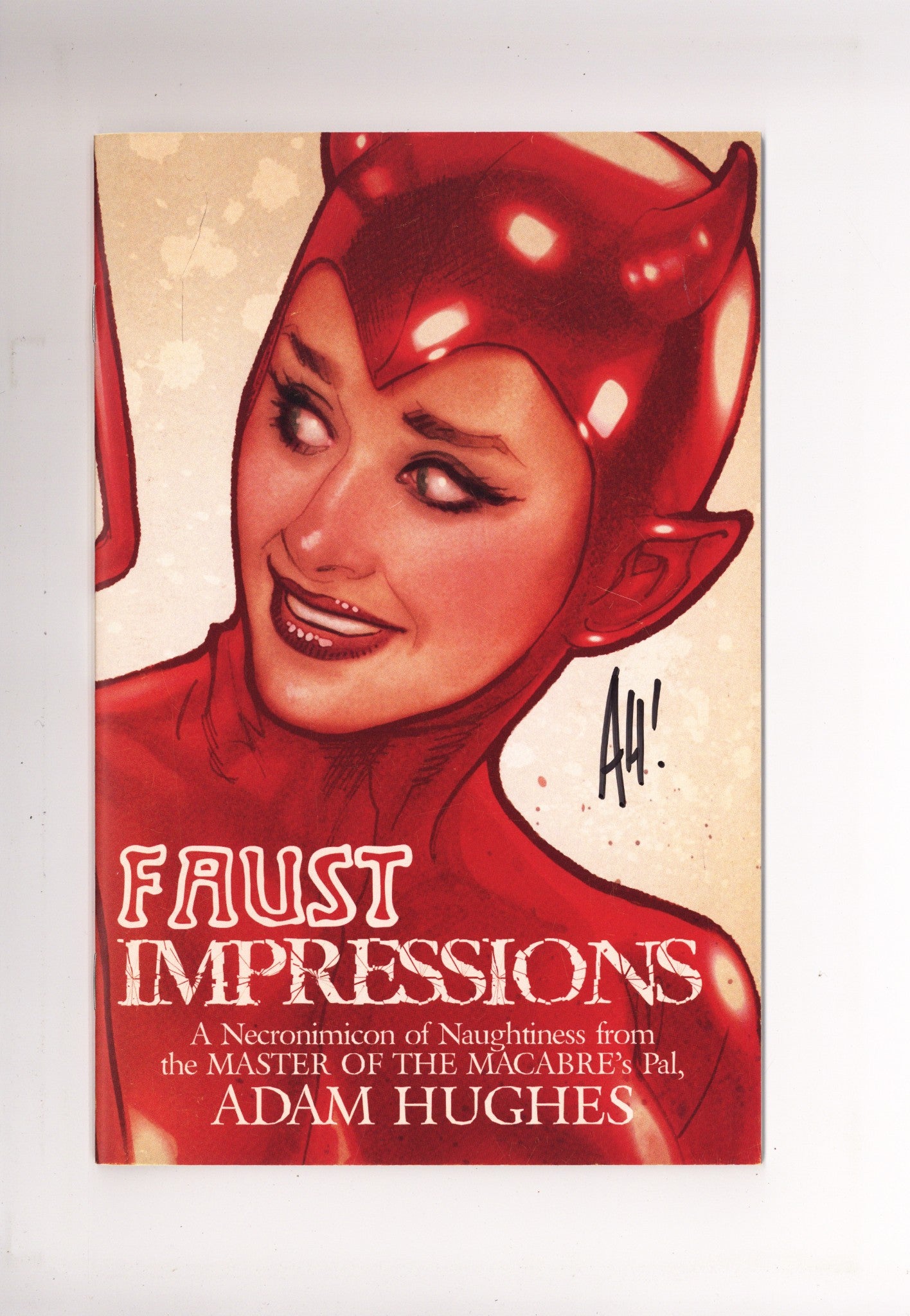 Adam Hughes Sketchbook: Faust Impressions [nn] NM- (9.2) (2011) Signed x1 Cover Adam Hughes 