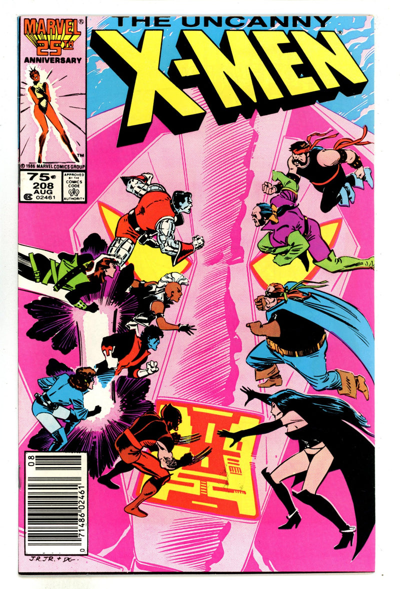 The Uncanny X-Men Vol 1 208 High Grade (1986) Newsstand 