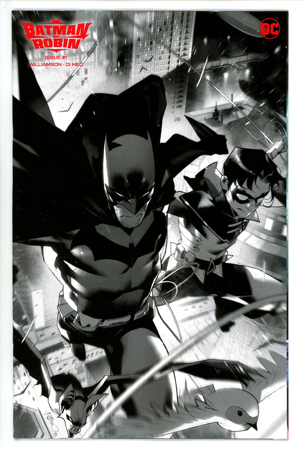 Batman And Robin Vol 3 1 Meo Wraparound B&W Incentive Variant NM+ (2023)