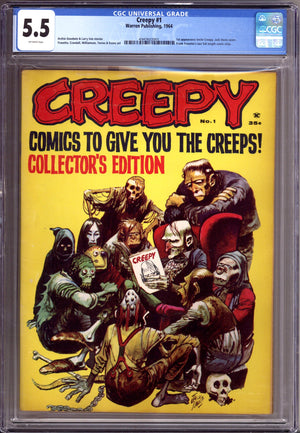 Creepy   1 CGC 5.5 (FN-)   (1964)