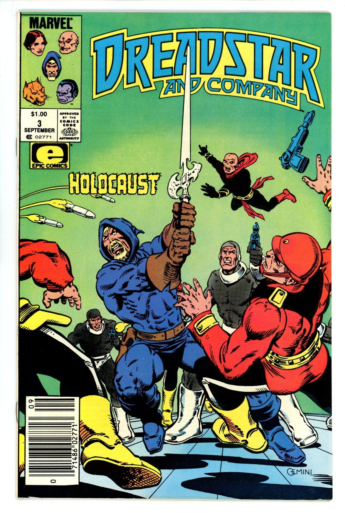 Dreadstar and Company   3  Mid Grade   (1985)   Canadian Price Variant