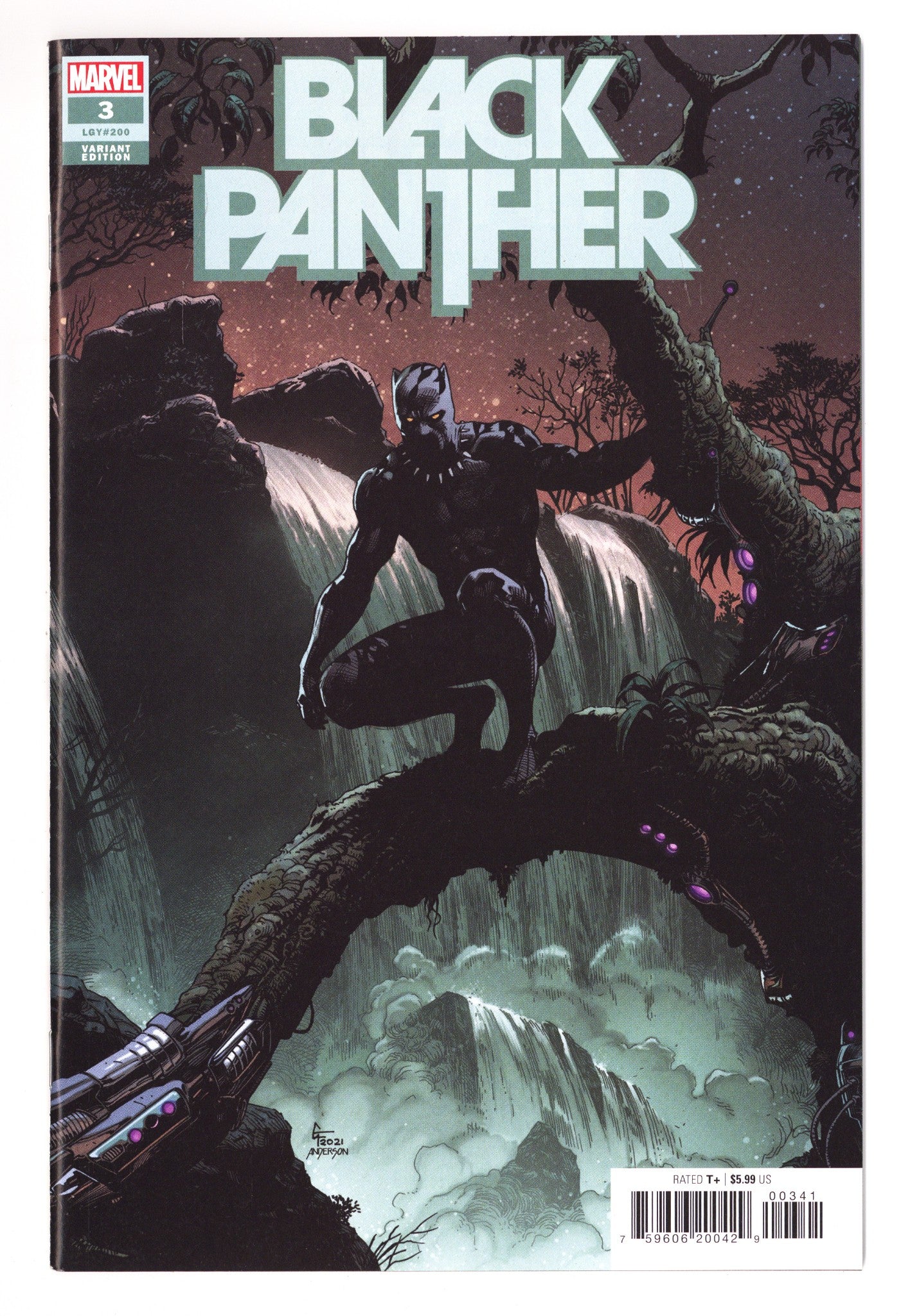 Black Panther Vol 8 3 (200)  NM- (9.2)   (2022) Frank     Variant  