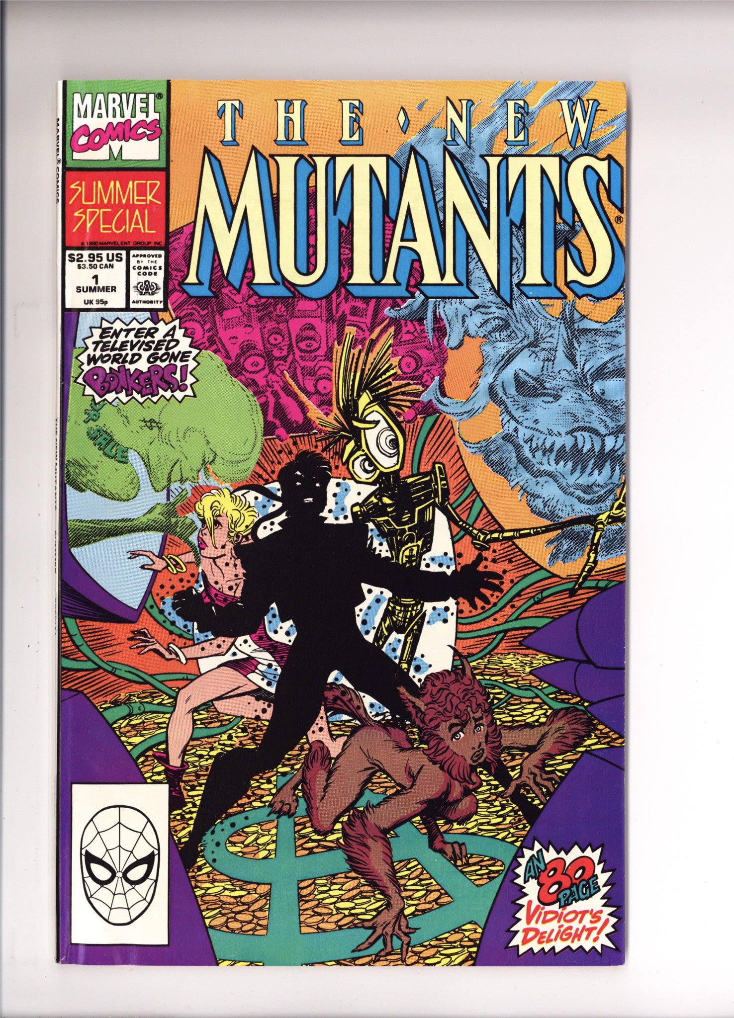 The New Mutants Summer Special 1 High Grade (1990) 