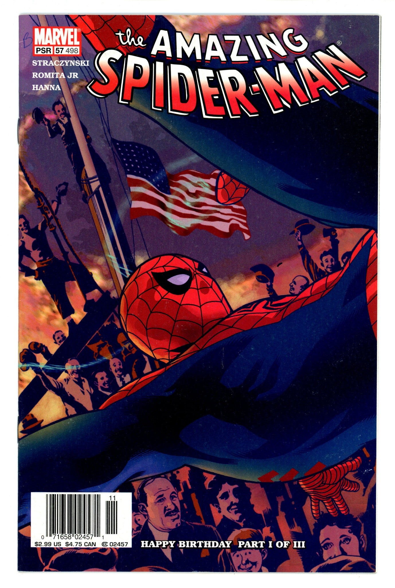 The Amazing Spider-Man Vol 2 57 (498) FN/VF (7.0) (2003) Newsstand 