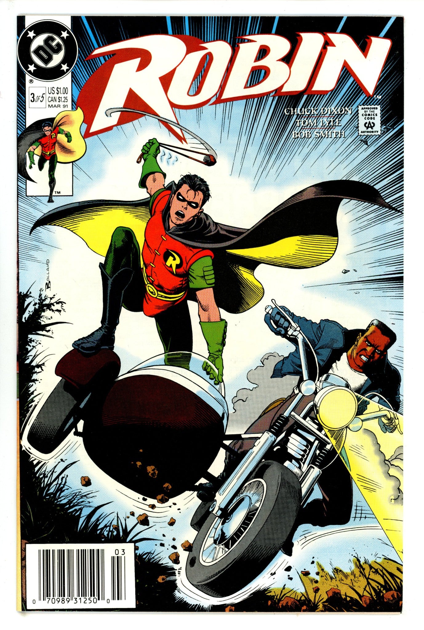 Robin Vol 1 3 Newsstand (1991)