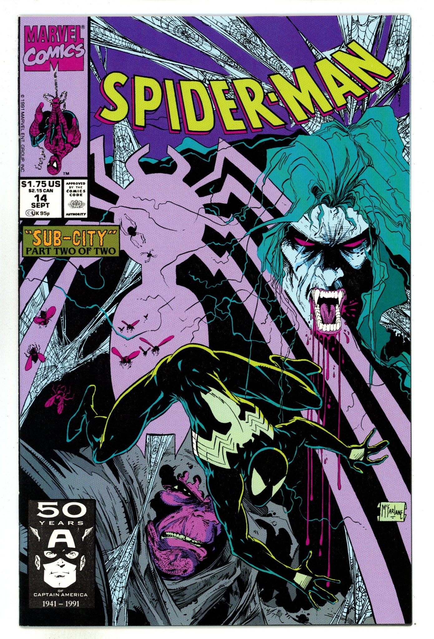 Spider-Man Vol 1 14 NM- (9.2) (1991) 