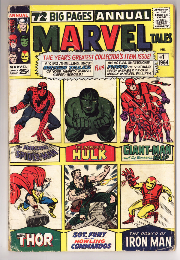 Marvel Tales Annual Vol 2 1 GD/VG (3.0) (1964)