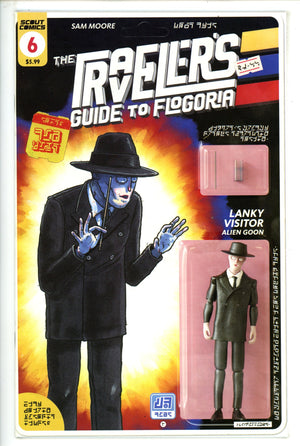 The Traveler's Guide to Flogria 6 VF/NM (9.0) (2023) Moore Action Figure Incentive Variant