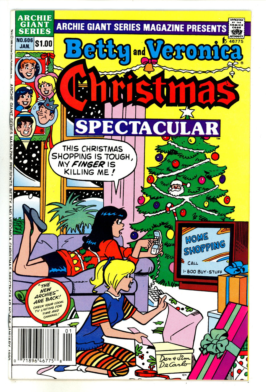 Archie Giant Series Magazine 606 Low Grade (1990) Newsstand 