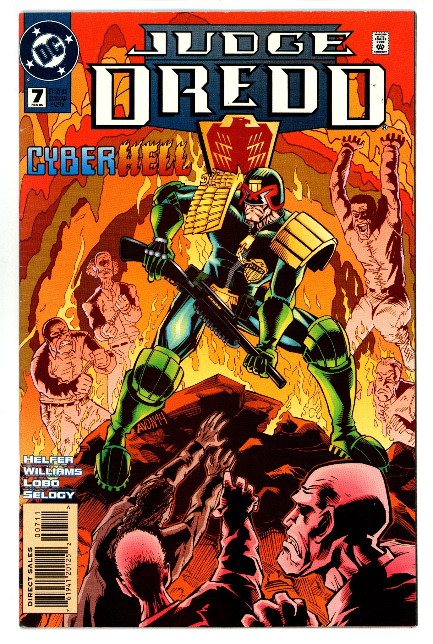 Judge Dredd Vol 3 7 Mid Grade (1995) 