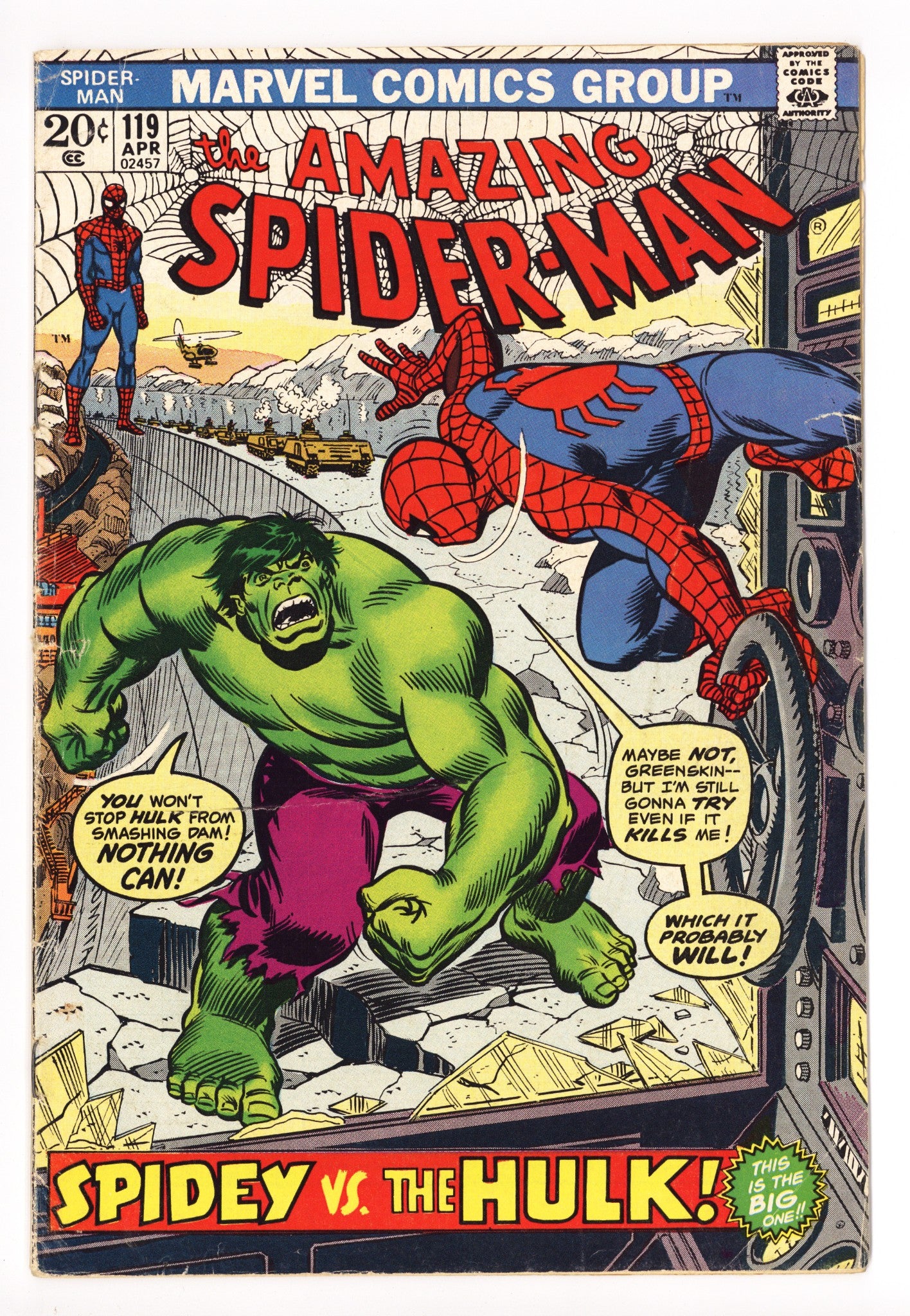 The Amazing Spider-Man Vol 1 119 VG (4.0) (1973) 