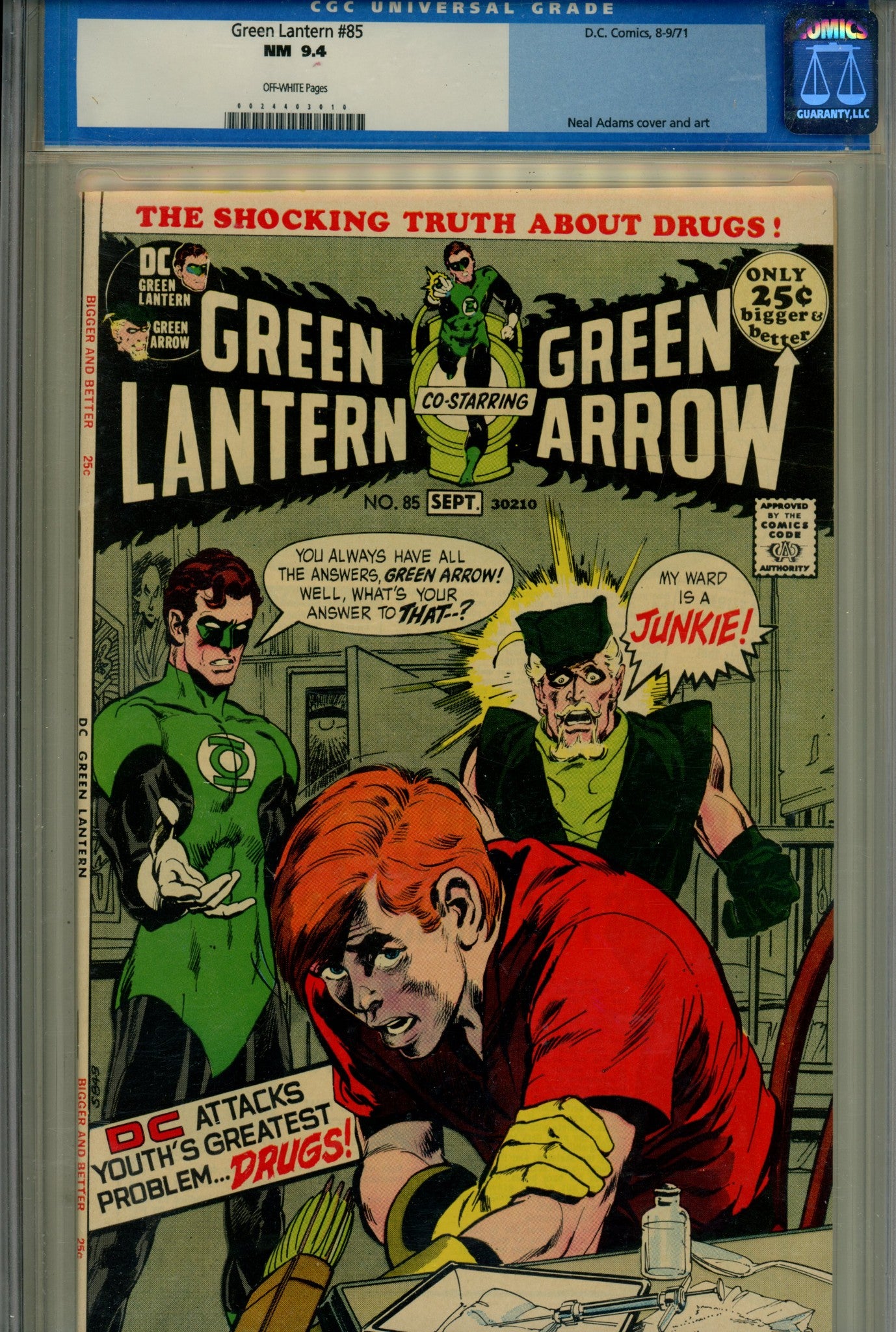 Green Lantern Vol 2 85 CGC 9.4 (NM) (1971) 