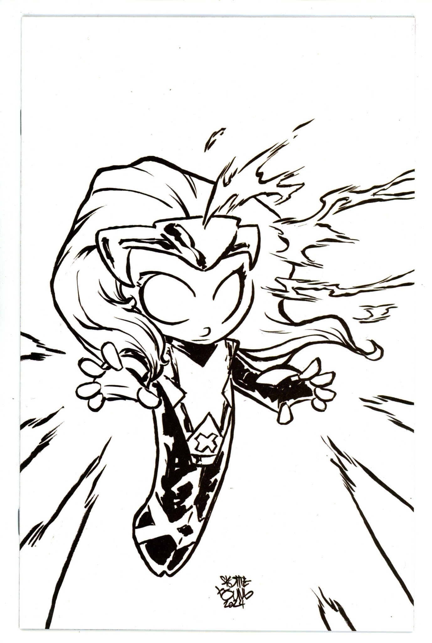 X-Men: Blood Hunt - Jubilee 1 NM- (9.2) (2024) Young Virgin Sketch Incentive Variant 