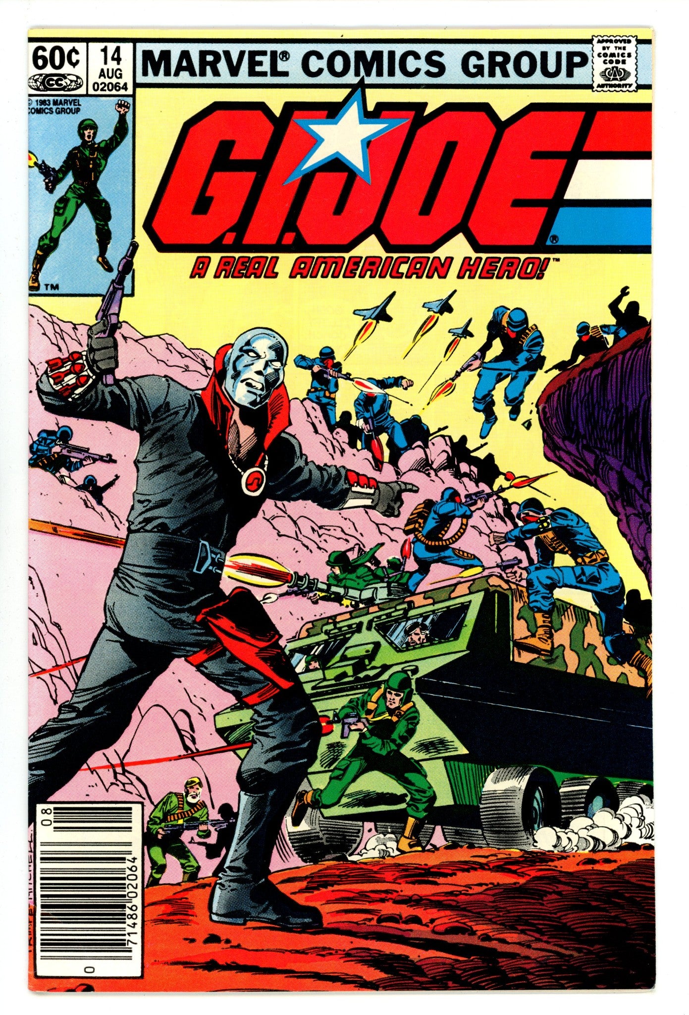 G.I. Joe, A Real American Hero 14 FN (6.0) (1983) Newsstand 