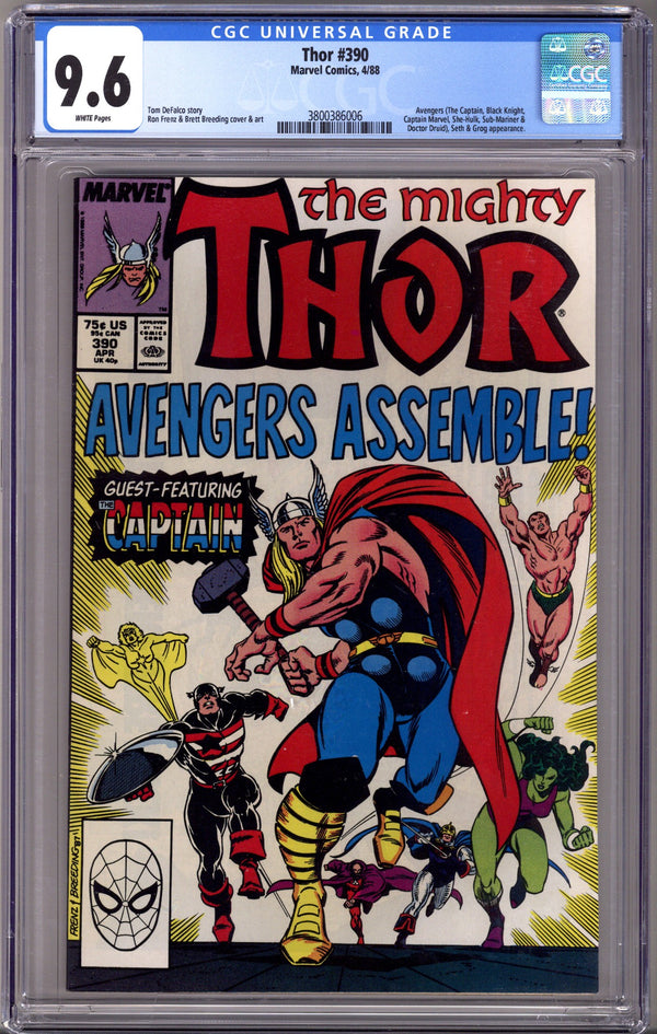 Thor Vol 1 390 Direct CGC 9.6 (1988)