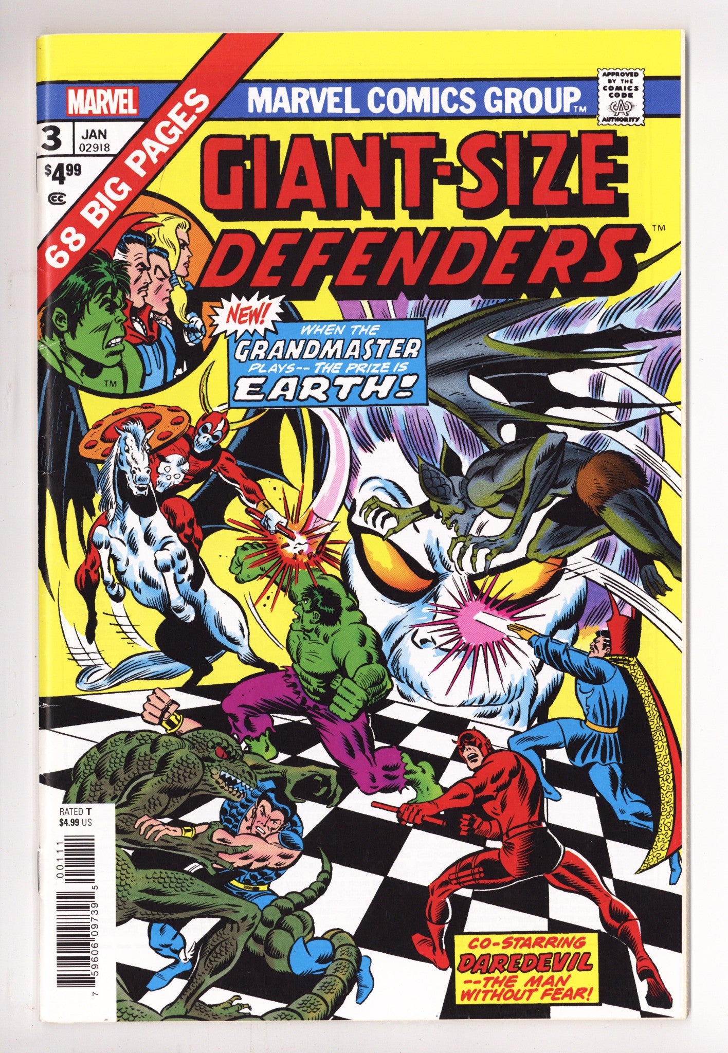 Giant-Size Defenders #3 Facsimile Edition [nn] Mid Grade (2020) 