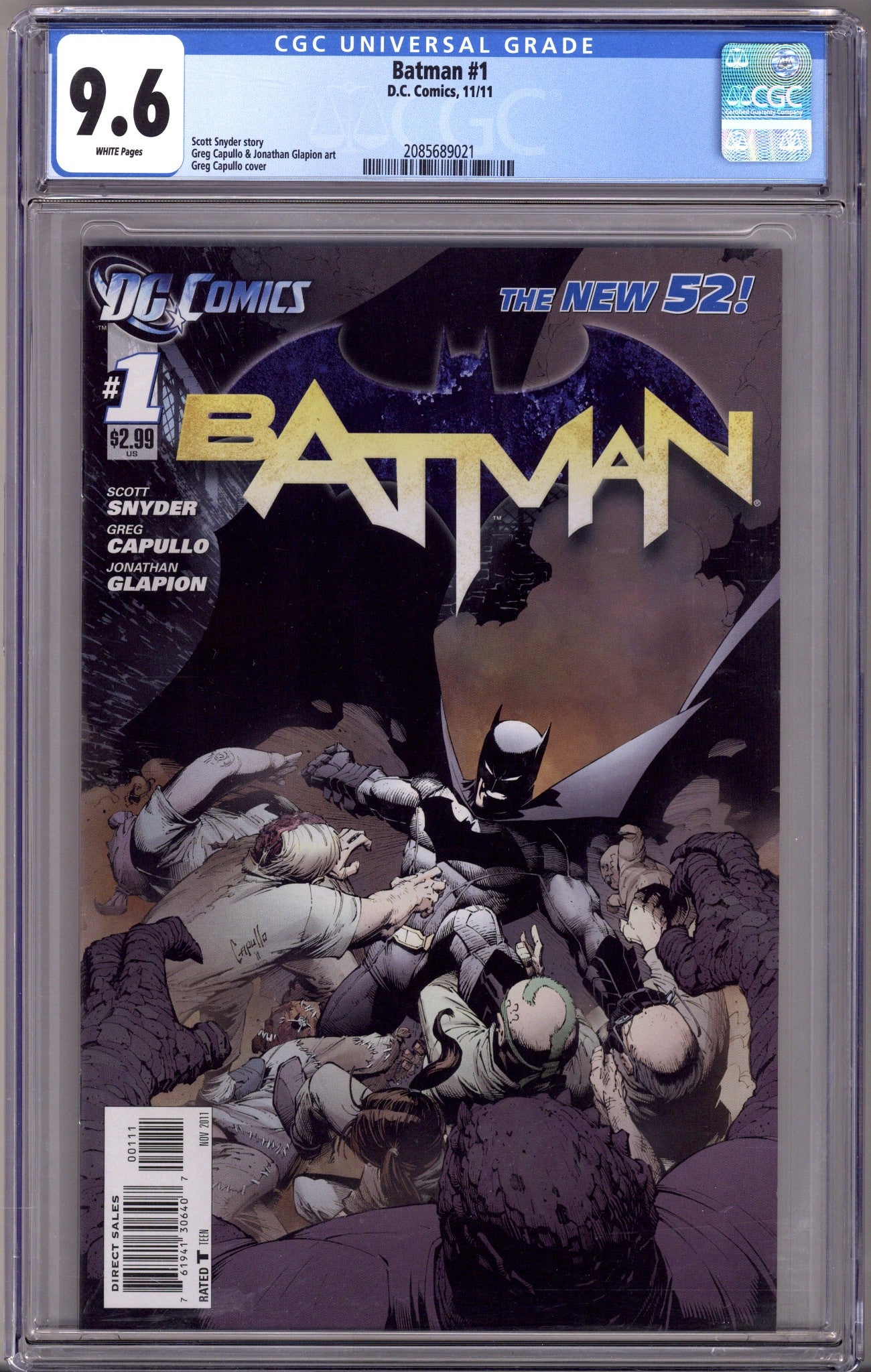 Batman Vol 2 1 CGC 9.6 (NM+)   (2011)        