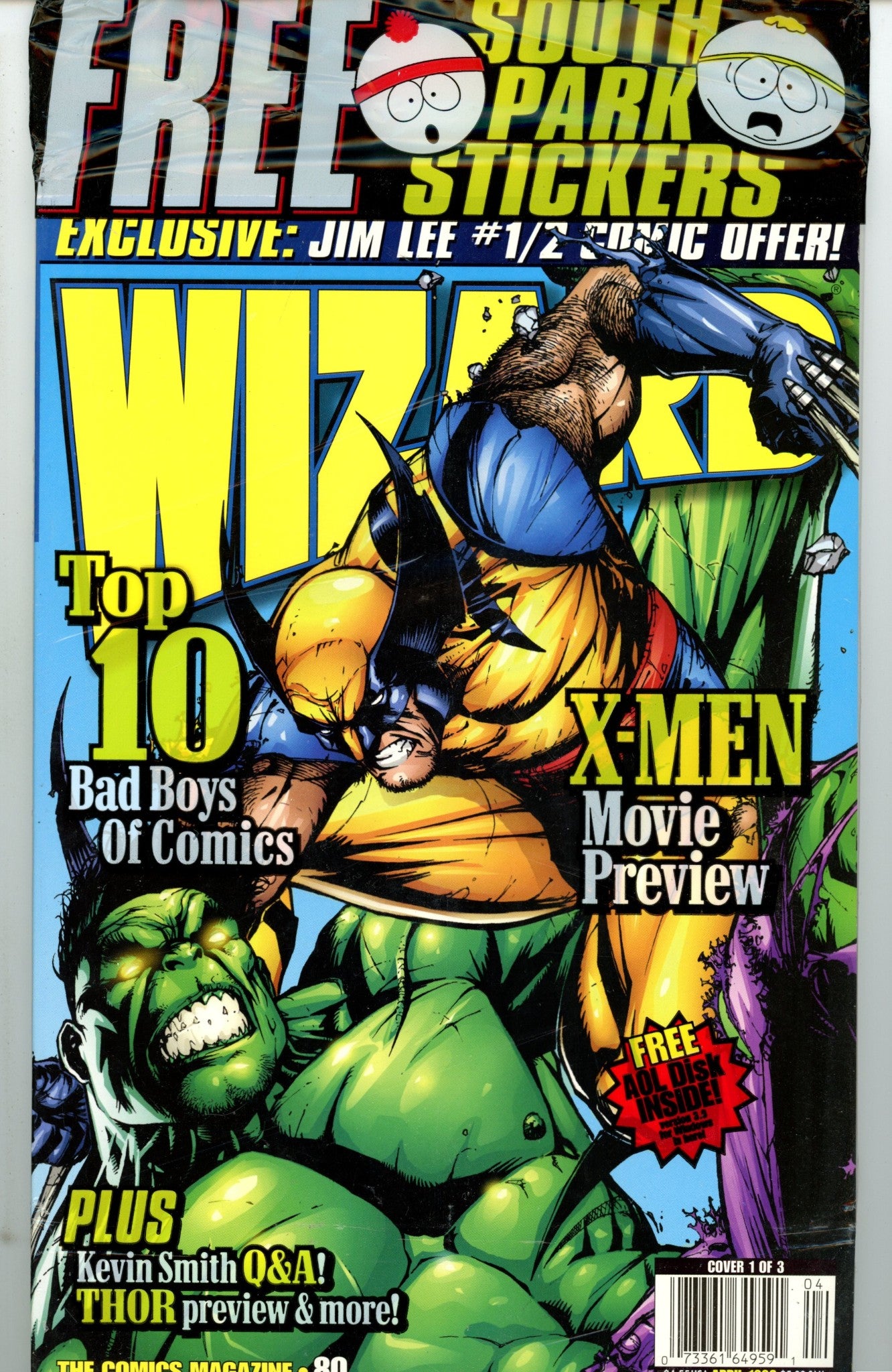 Wizard: The Comics Magazine 80 New, Sealed (1998) 