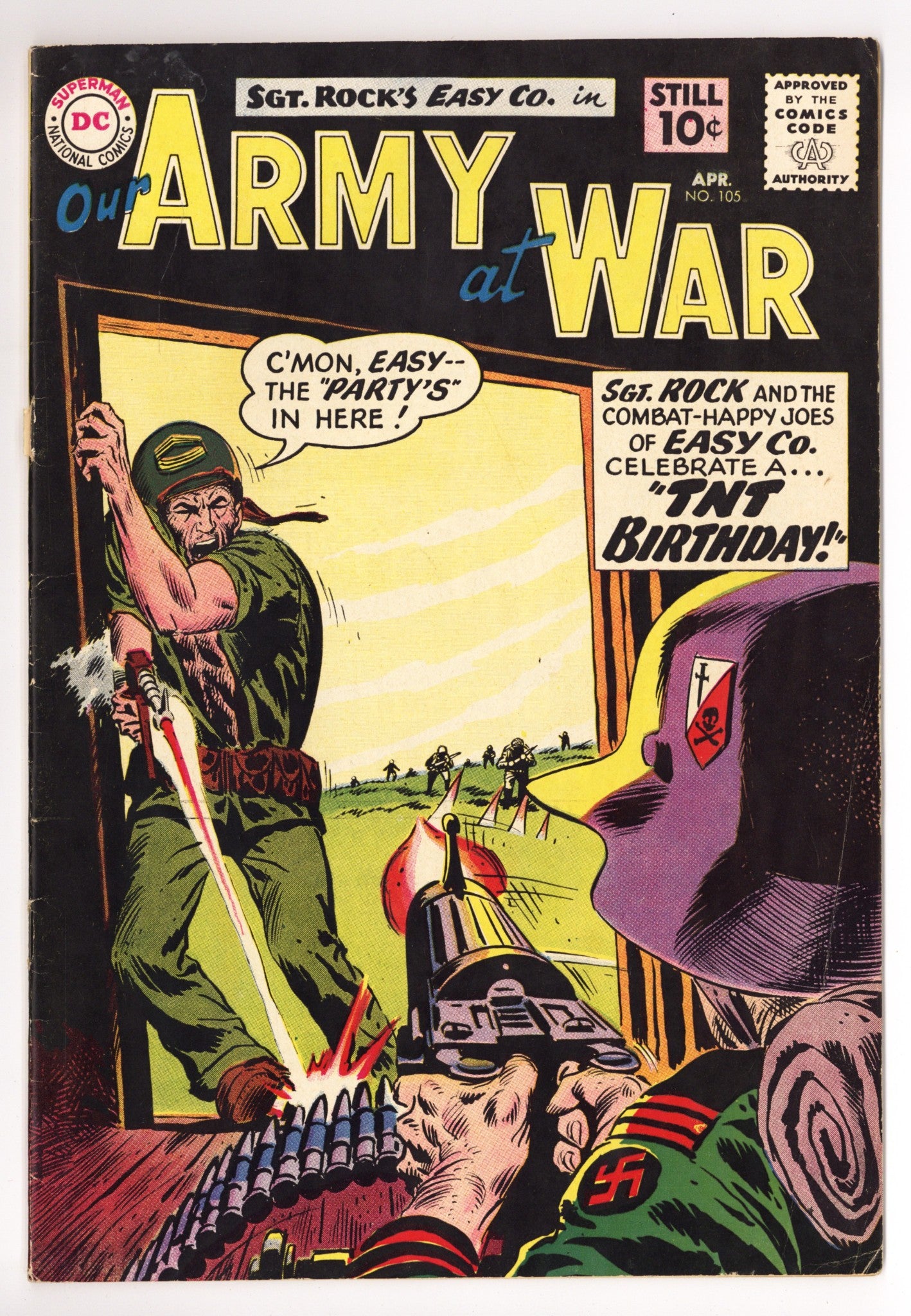 Our Army at War Vol 1 105 VG+ (4.5) (1961) 