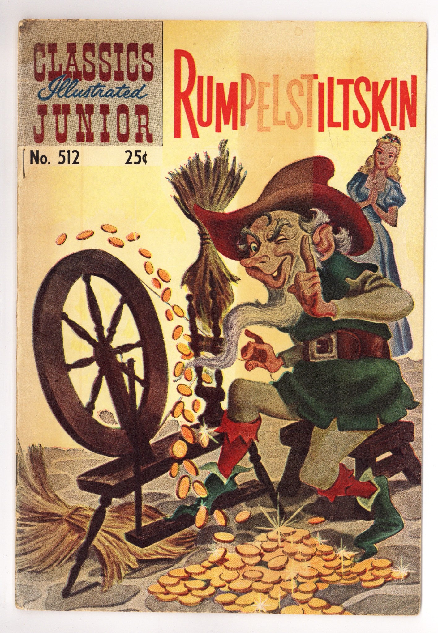 Classics Illustrated Junior 512 Low Grade HRN 576 (1954) 