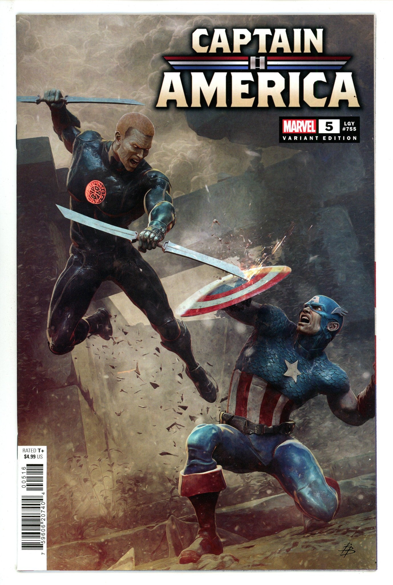 Captain America Vol 11 5 Barends Incentive Variant NM (2024)