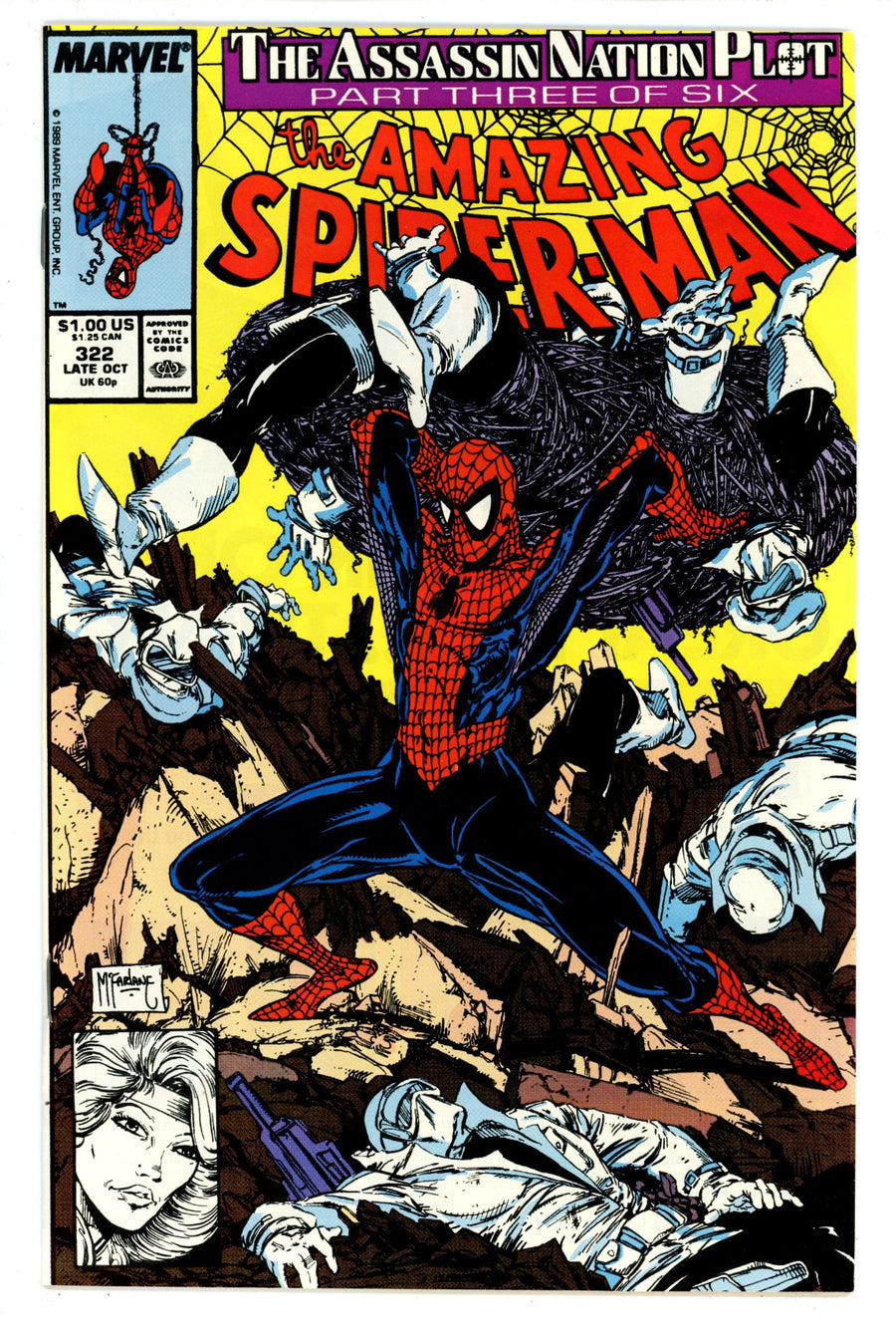 The Amazing Spider-Man Vol 1 322 VF+ (8.5) (1989) 