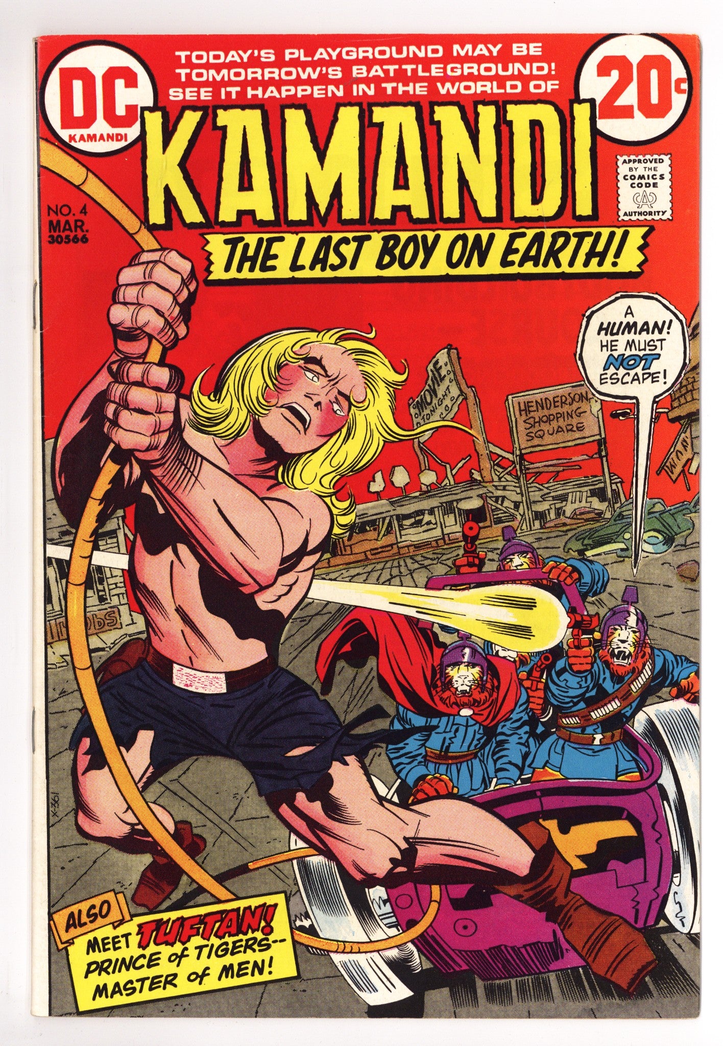 Kamandi, the Last Boy on Earth 4 Mid Grade (1973) 