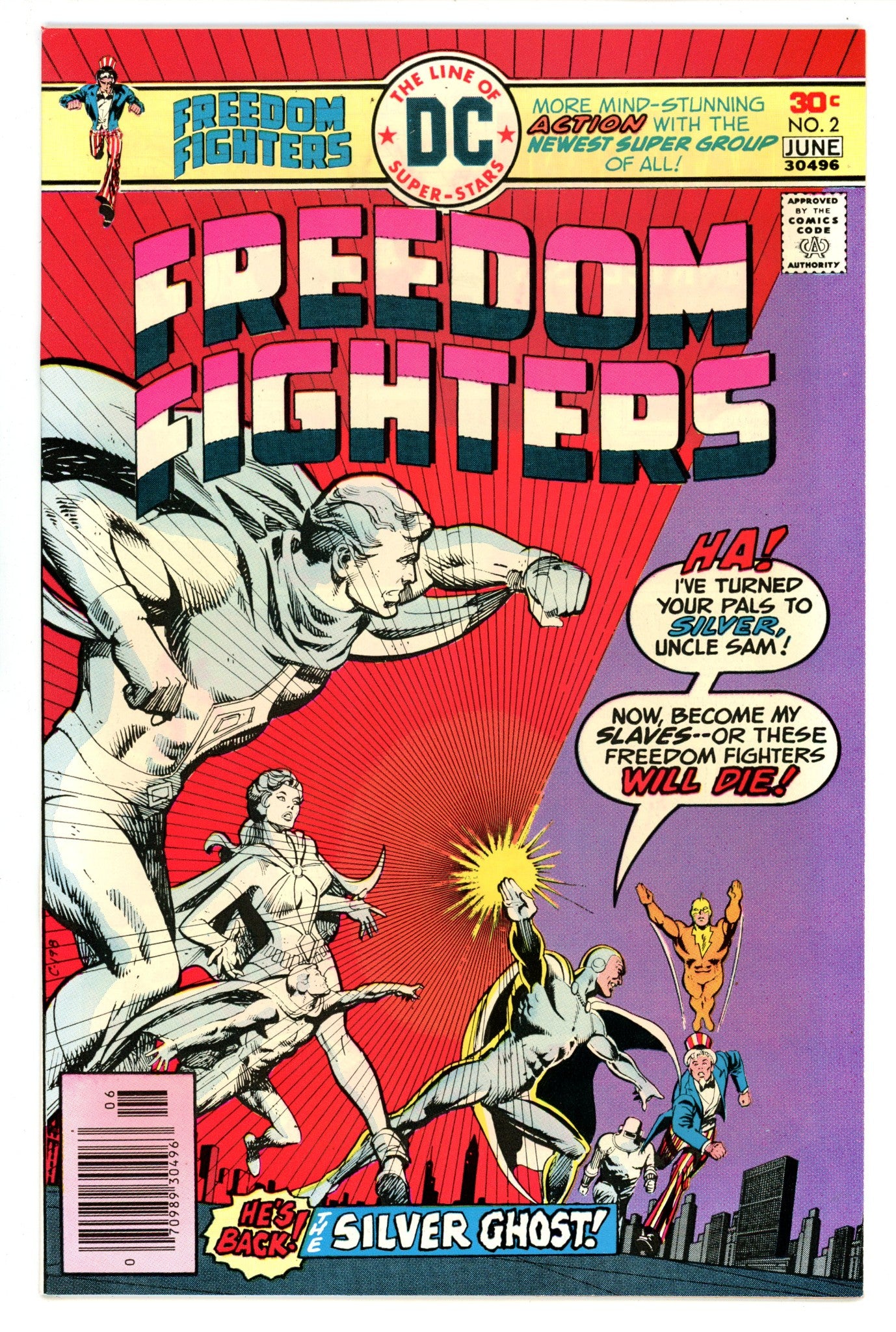 Freedom Fighters Vol 1 2  NM (9.4)  (1976)   