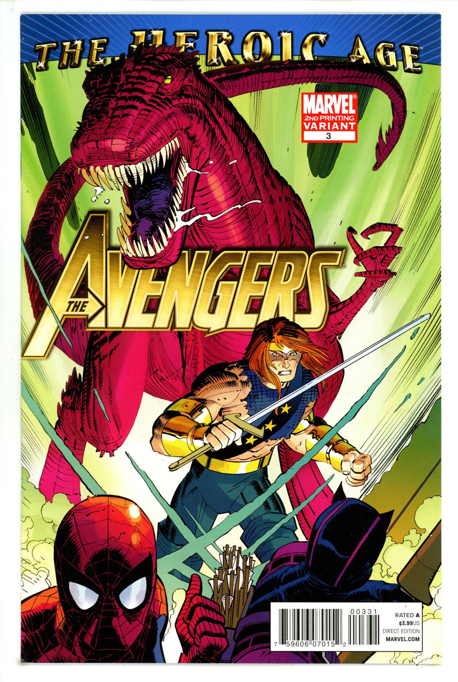 Avengers Vol 4 3 High Grade (2010) 2nd Print 