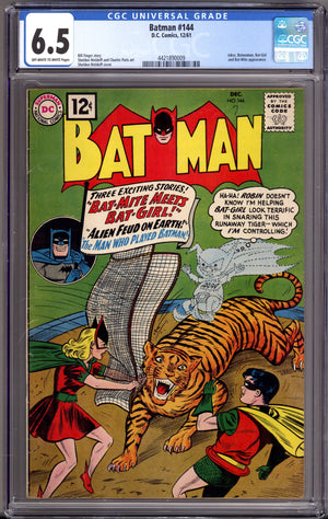 Batman Vol 1 144 CGC 6.5 (FN+) (1961)