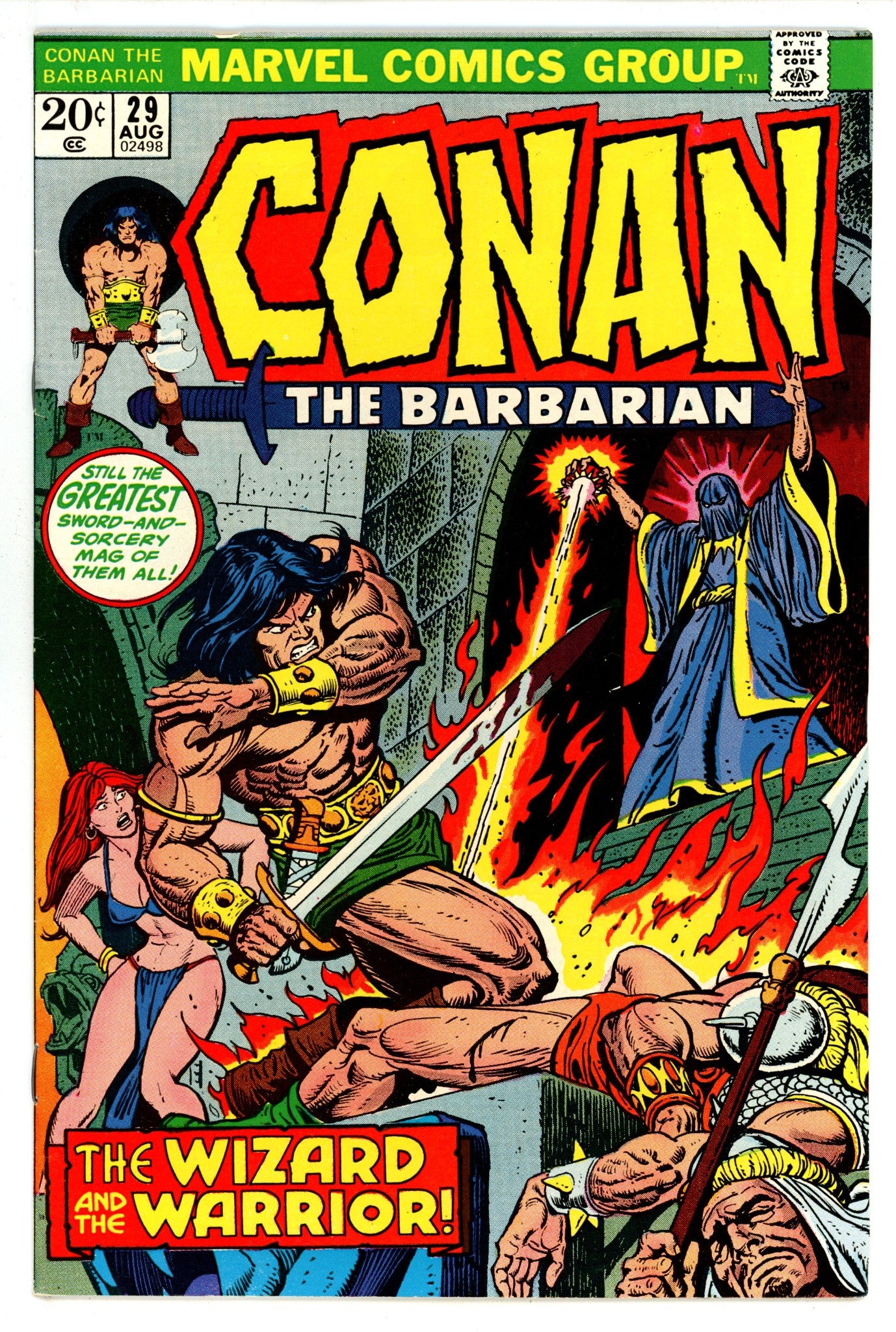 Conan the Barbarian Vol 1 29 VF (8.0) (1973) 