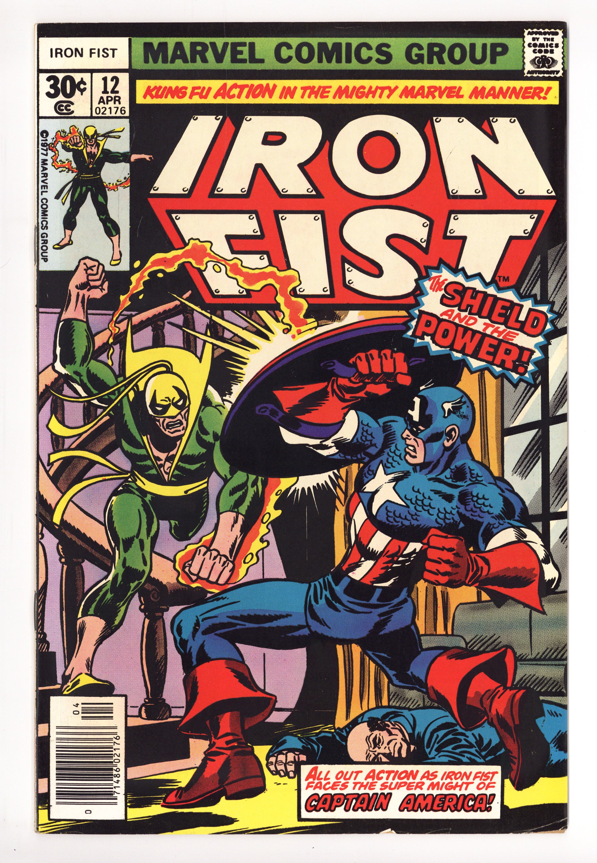 Iron Fist Vol 1 12 FN/VF (7.0) (1977) 