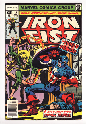 Iron Fist Vol 1 12 FN/VF (7.0) (1977)