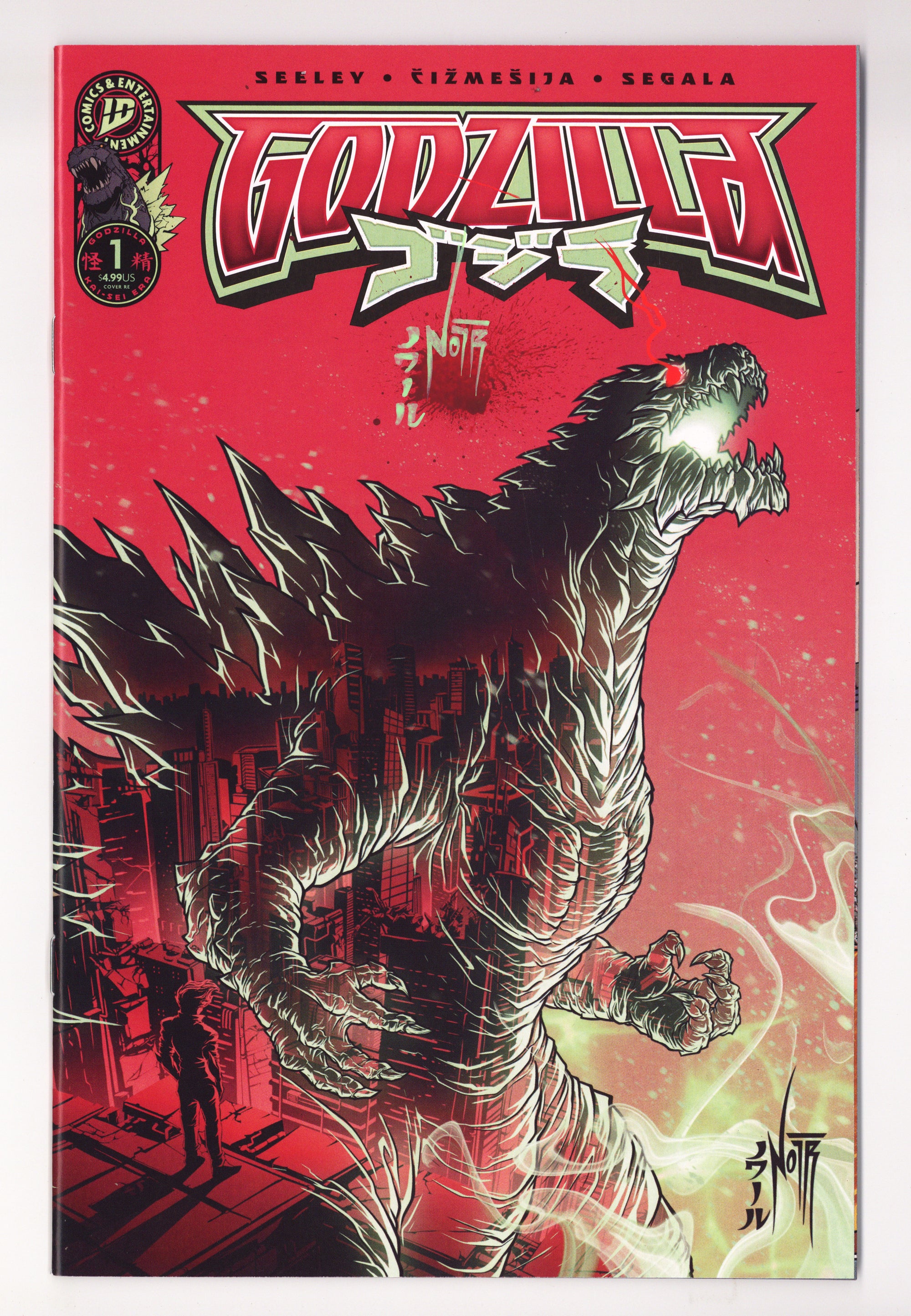 Godzilla [Kai-Sei Era]   1  NM (9.4)   (2025) Noir     Exclusive Variant  Signed x1 Cover Jordan Noir 