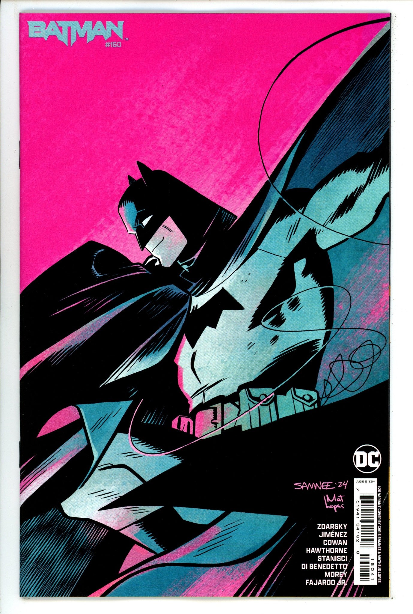 Batman Vol 3 150 Samnee Incentive Variant NM (2024)