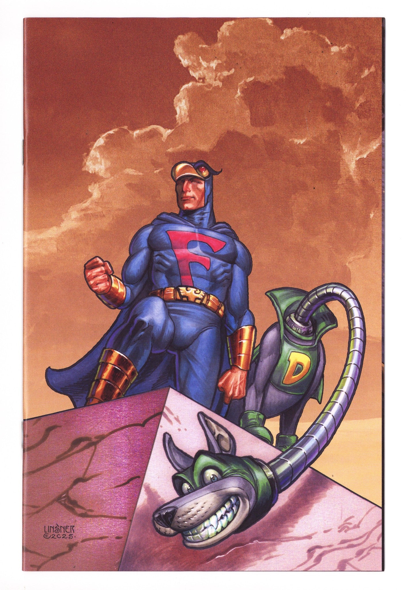 Blue Falcon & Dynomutt  2 Linsner  Virgin Incentive   (2025)