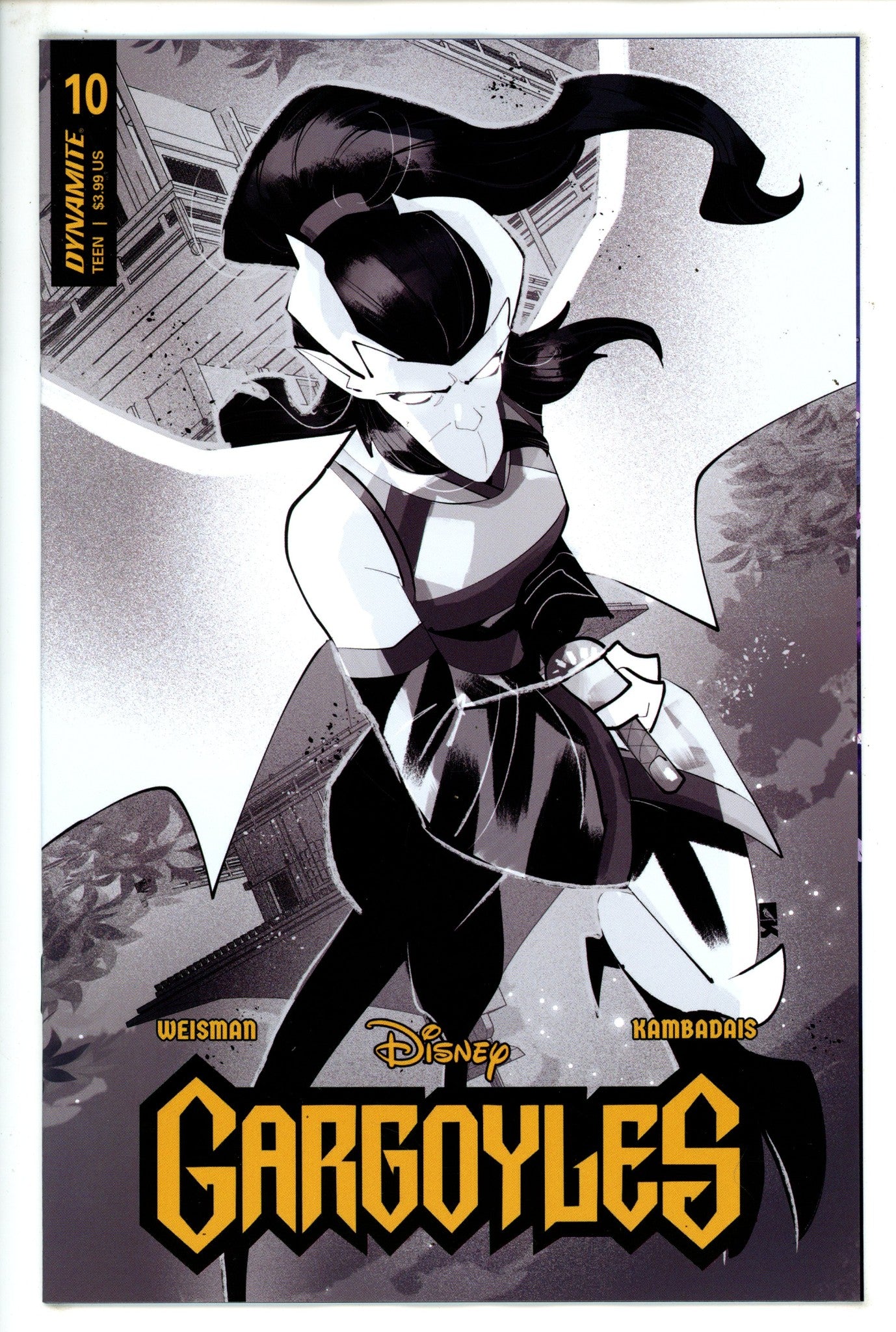 Gargoyles 10 Kambadais B&W Incentive Variant (2023)
