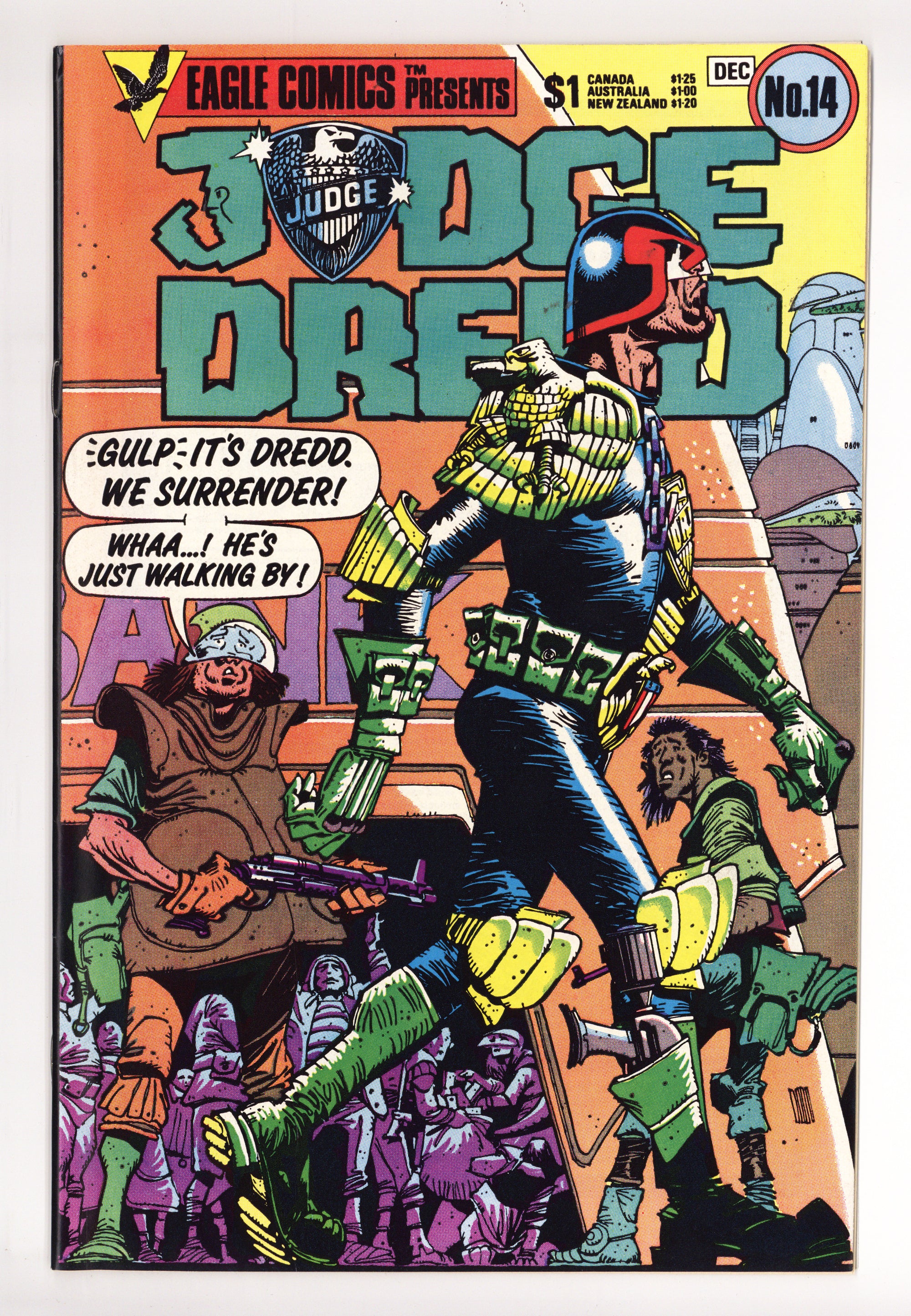 Judge Dredd Vol 1 14 High Grade (1984) 