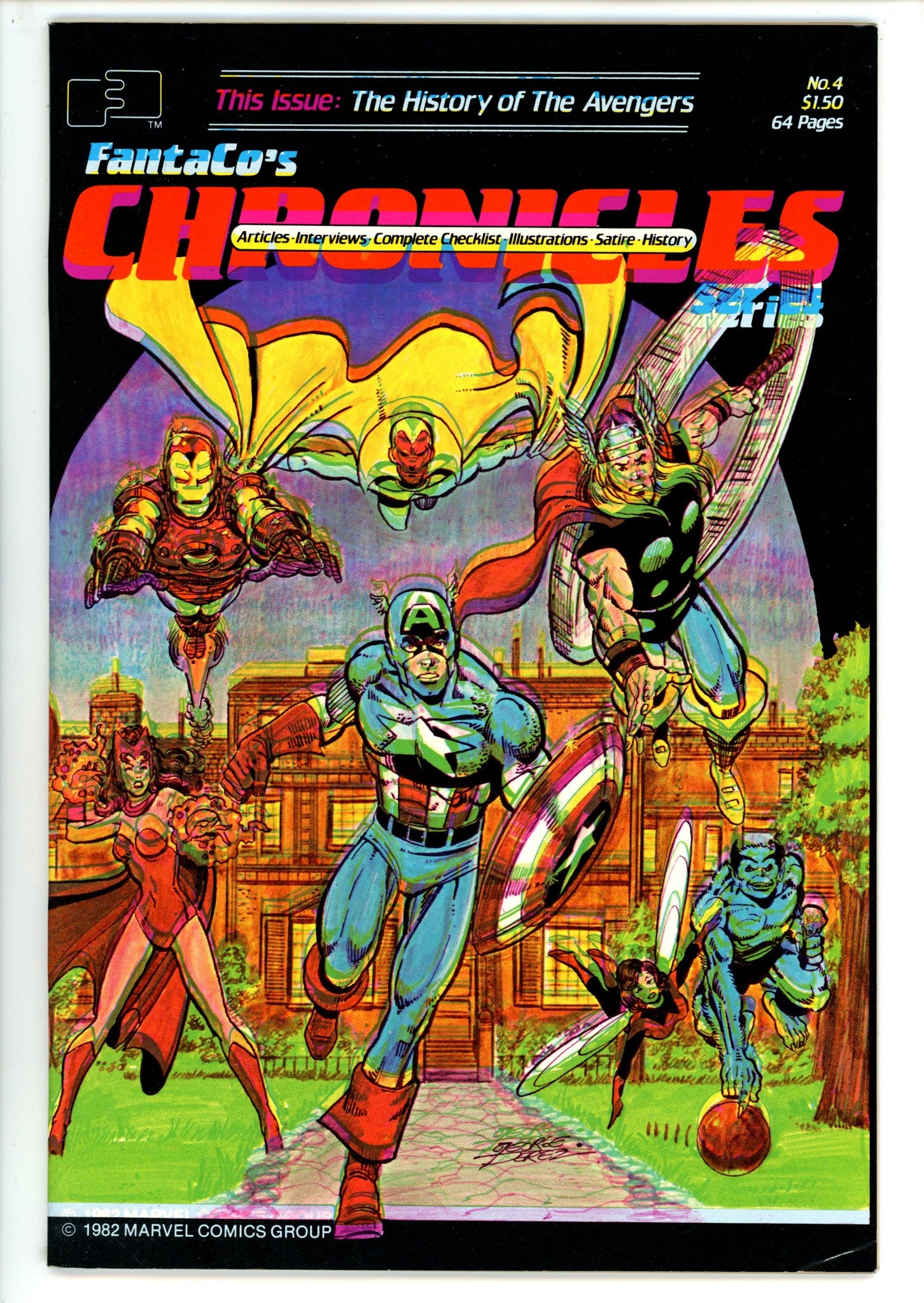 FantaCo's Chronicles 4 Error, Printed Off Register FN (1982)