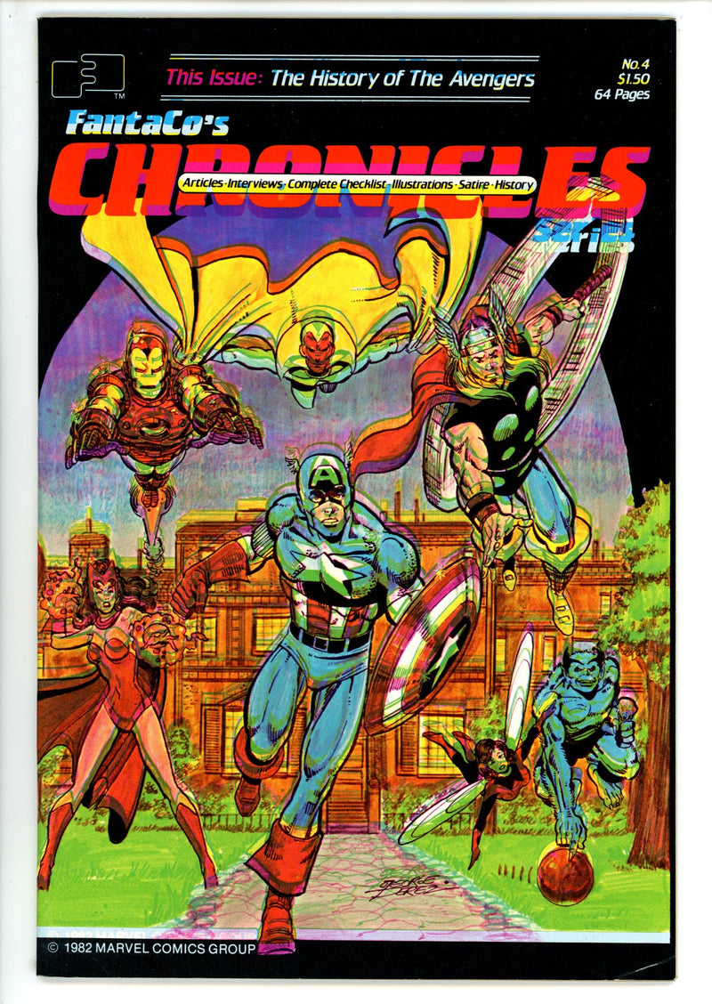 FantaCo's Chronicles 4 Error, Printed Off Register FN (1982)