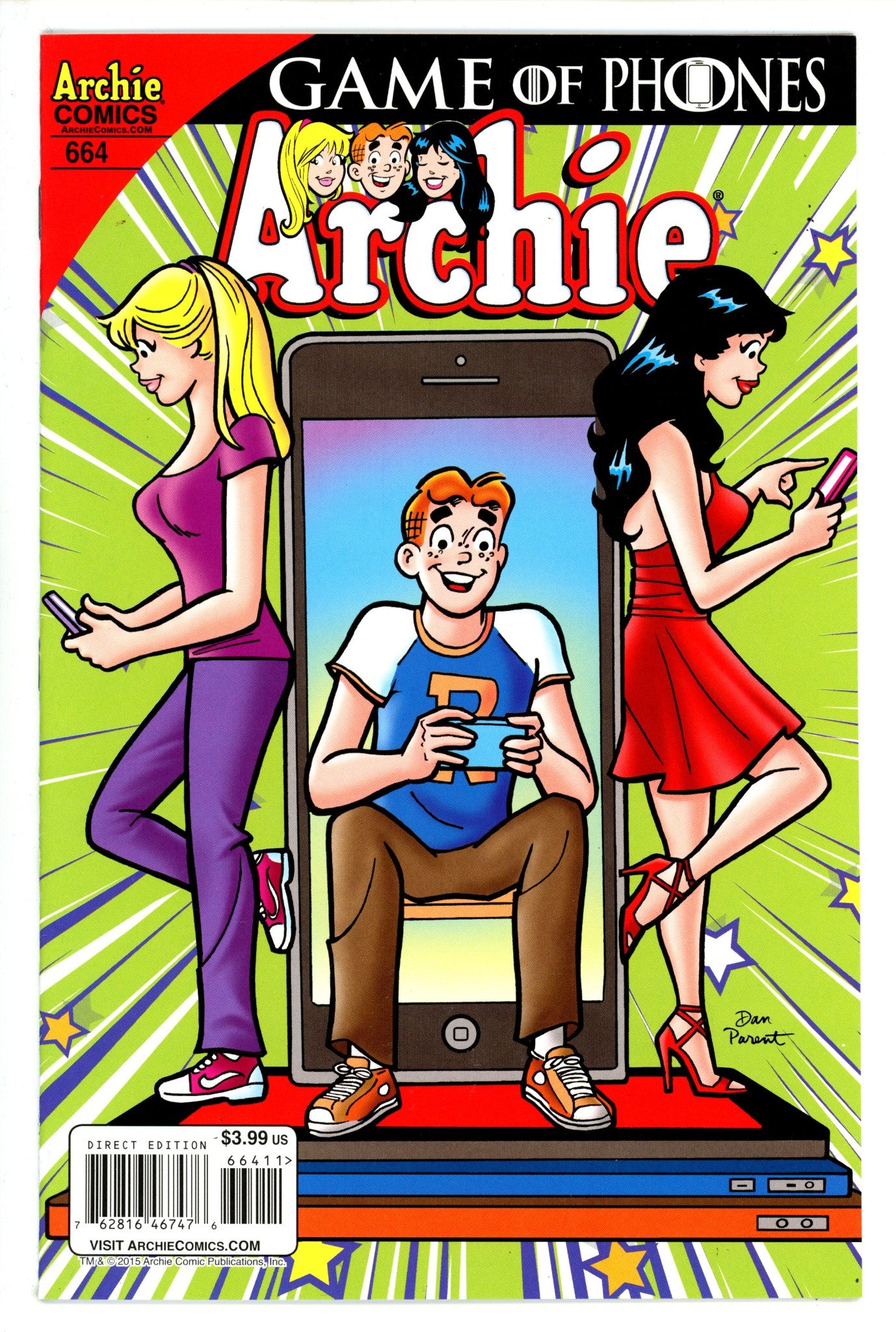 Archie Vol 1 664 Mid Grade (2015) 