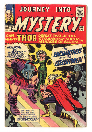 Journey into Mystery Vol 1 103 VG/FN (5.0) (1964)