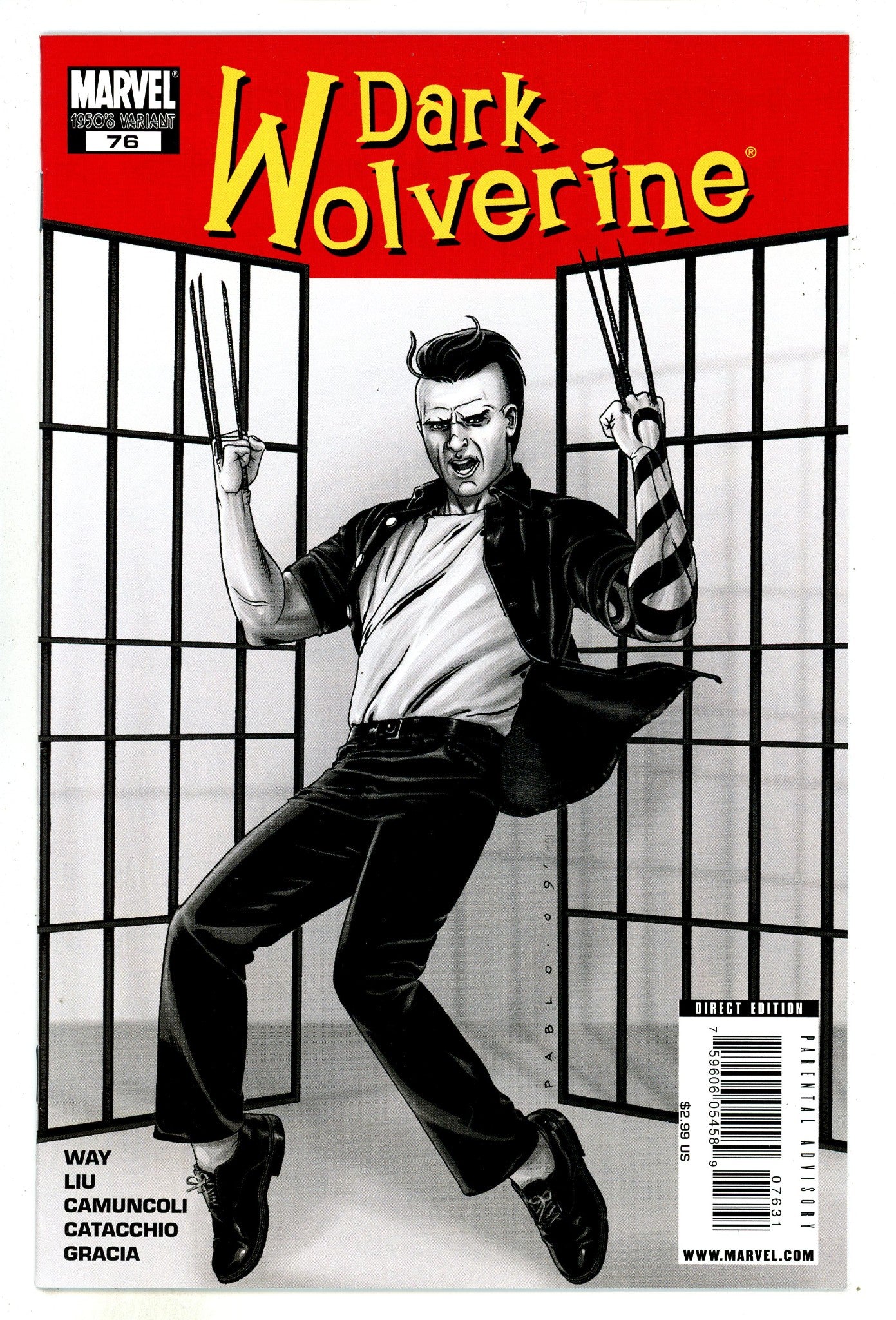 Dark Wolverine Vol 3 76 High Grade (2009) Raimondi Homage Variant 