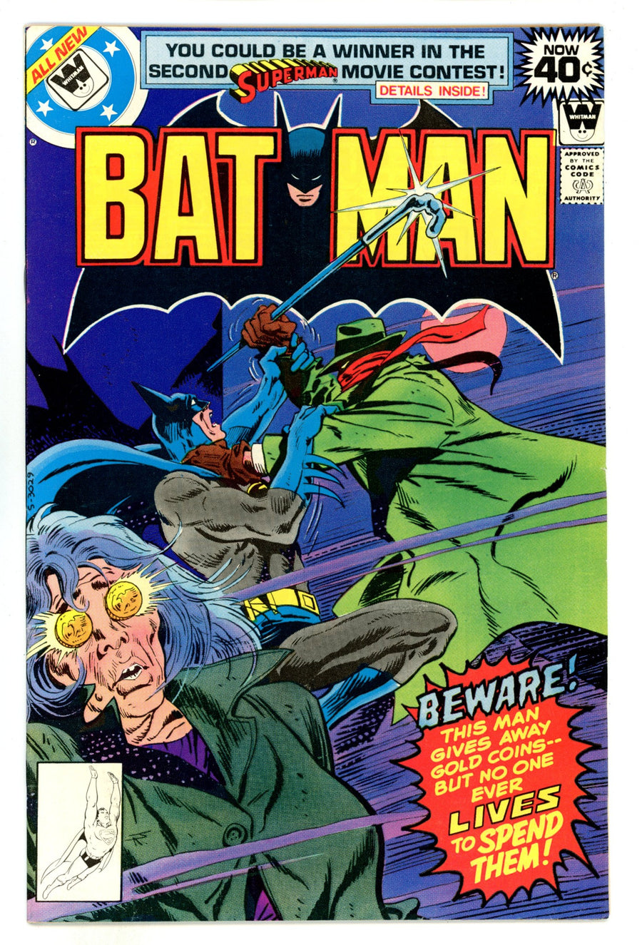 Batman Vol 1 307  VF+ (8.5) Whitman  (1979)  