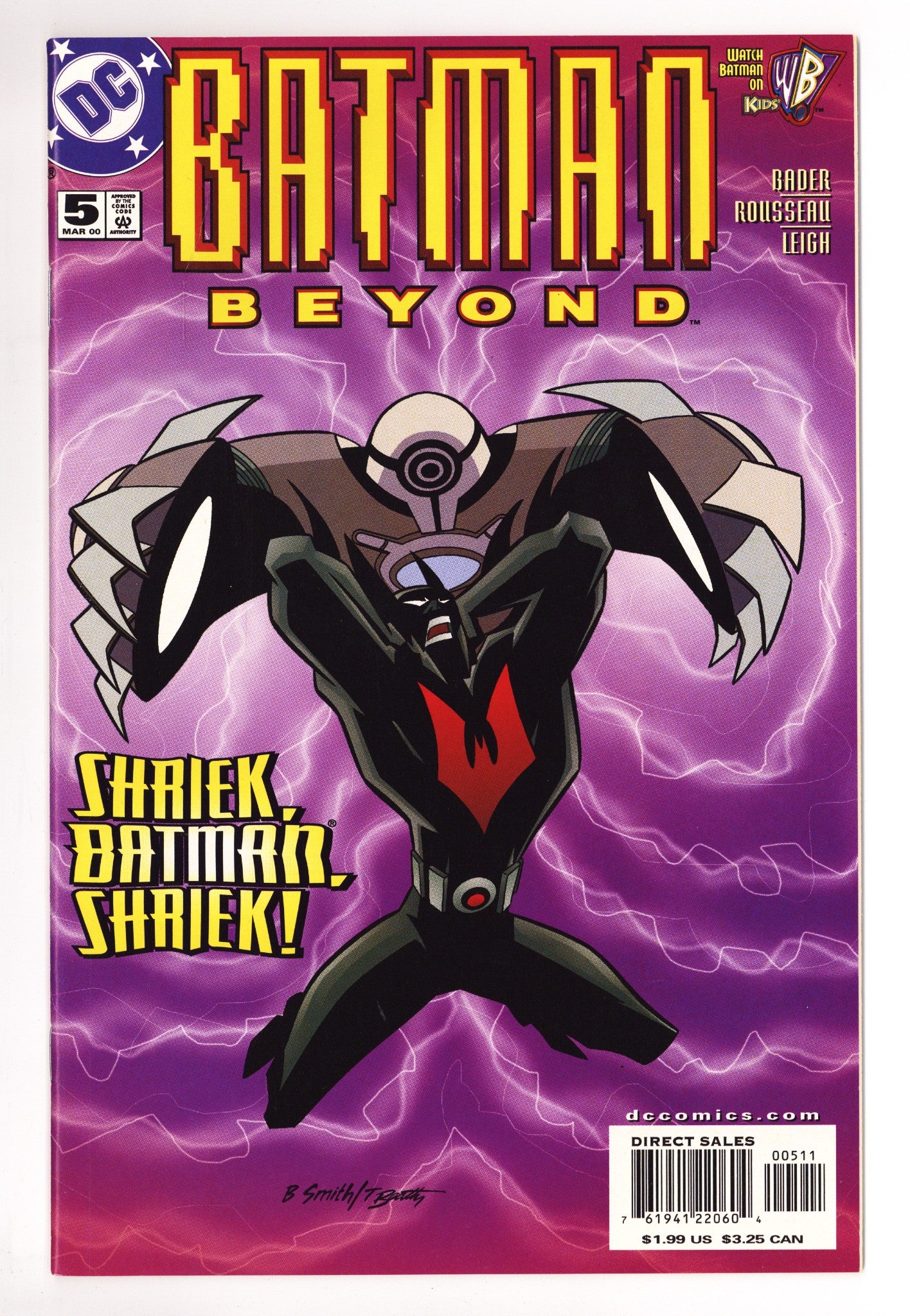 Batman Beyond Vol 2 5 NM- (9.2) (2000) 