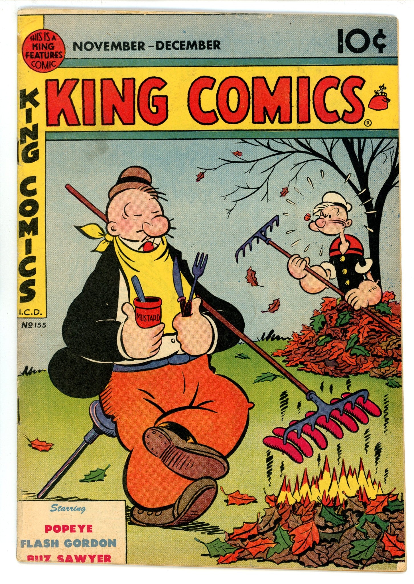 King Comics 155 VG+ (4.5) (1949) 