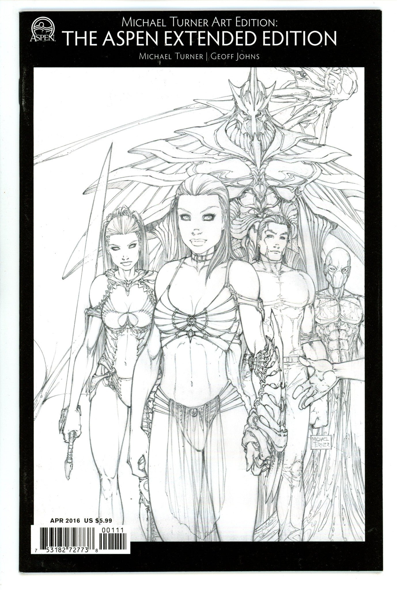 Michael Turner Art Edition: The Aspen Extended Edition 1 VF+ (8.5) (2016) 